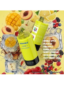 [Ships from EU-1 Warehouse] Airmez Fox 300k 12 in 1 Disposable Kit - Double Apple + Peach Ice + Berry Lemonade