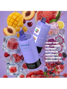 [Ships from EU-1 Warehouse] Airmez Fox 300k 12 in 1 Disposable Kit - Cherry Berry + Pink Lemonade + Raspberry Watermelon