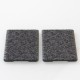 RekaVape Replacement Cover Panel Plate for LVE Orion 2 II / LVE Orion 2 II Pro Pod System - Black, Panda Pattern, POM (2 PCS)