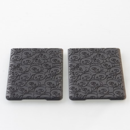 RekaVape Replacement Cover Panel Plate for LVE Orion 2 II / LVE Orion 2 II Pro Pod System - Black, Panda Pattern, POM (2 PCS)