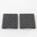 RekaVape Replacement Cover Panel Plate for LVE Orion 2 II / LVE Orion 2 II Pro Pod System - Black, Panda Pattern, POM (2 PCS)