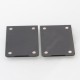 RekaVape Replacement Cover Panel Plate for LVE Orion 2 II / LVE Orion 2 II Pro Pod System - Black, Panda Pattern, POM (2 PCS)