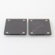 RekaVape Replacement Cover Panel Plate for LVE Orion 2 II / LVE Orion 2 II Pro Pod System - Black, Panda Pattern, POM (2 PCS)