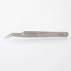 Authentic VETUS 5B-SA Type SS Curved Long Fine Tip High Precision Stainless Tweezers