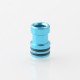 Monarchy Shortie Style 510 Drip Tip - Blue, Aluminum