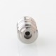 YFTK V6 MTL RTA Rebuildable Tank Atomizer - Silver, 316 Stainless Steel, 2.0ml, 23mm Diameter