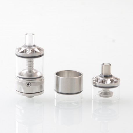 Authentic Long Lucifer RTA Rebuildable Tank Atomizer - Silver, 2.0ml / 4.0ml, 2mm Diameter
