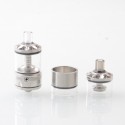 Authentic Long Lucifer RTA Rebuildable Tank Atomizer - Silver, 2.0ml / 4.0ml, 2mm Diameter
