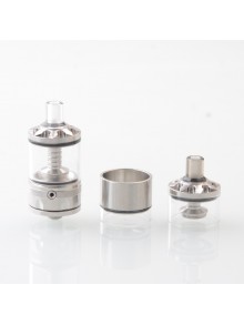 Authentic Long Lucifer RTA Rebuildable Tank Atomizer - Silver, 2.0ml / 4.0ml, 2mm Diameter