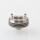 YFTK V6 MTL RTA Rebuildable Tank Atomizer - Silver, 316 Stainless Steel, 2.0ml, 23mm Diameter