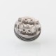 YFTK V6 MTL RTA Rebuildable Tank Atomizer - Silver, 316 Stainless Steel, 2.0ml, 23mm Diameter