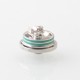 Authentic Long Lucifer RTA Rebuildable Tank Atomizer - Silver, 2.0ml / 4.0ml, 2mm Diameter
