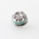 Authentic Long Lucifer RTA Rebuildable Tank Atomizer - Silver, 2.0ml / 4.0ml, 2mm Diameter