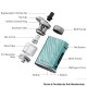 [Ships from Bonded Warehouse] Authentic Eleaf iStick Pico Plus 75W VW Box Mod Kit with GTL X Tank - Space Grey, 5~75W, 1 x 18650
