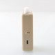 Authentic Veepon Kuka Pro AIO 60W Boro Box Mod Kit - Cream, VW 1~60W, 1 x 18650, 0.3 / 0.6ohm, 5ml, KUKA Boro RBA, VP60 Chip
