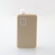 Authentic Veepon Kuka Pro AIO 60W Boro Box Mod Kit - Cream, VW 1~60W, 1 x 18650, 0.3 / 0.6ohm, 5ml, KUKA Boro RBA, VP60 Chip