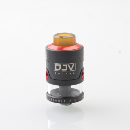 Authentic DEJAVU RDTA V2 Rebuildable Dripping Tank Atomizer - Black, 5.2ml, 26mm Diameter