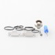 YFTK VIP Style RBA Bridge Tank for BB / Billet / Boro Devices - Silver, 316SS + PCTG, 4.5ml