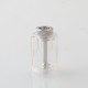 YFTK Diamond Tank Tube for e-Vapor Flash Style V4.5 / V4.5S+ RTA - Translucent, 5.0ml