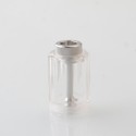 YFTK Diamond Tank Tube for e-Vapor Flash Style V4.5 / V4.5S+ RTA - Translucent, 5.0ml
