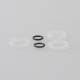 Authentic Long Lucifer RTA Replacement Accessories - Beige, PEEK