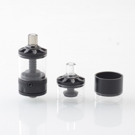 Authentic Long Lucifer RTA Rebuildable Tank Atomizer - Black, 2.0ml / 4.0ml, 2mm Diameter
