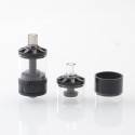 Authentic Long Lucifer RTA Rebuildable Tank Atomizer - Black, 2.0ml / 4.0ml, 2mm Diameter