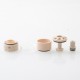 Authentic Long Lucifer RTA Replacement Accessories - Beige, PEEK
