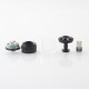 Authentic Long Lucifer RTA Rebuildable Tank Atomizer - Black, 2.0ml / 4.0ml, 2mm Diameter