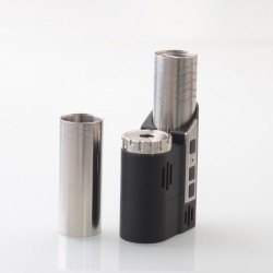 Authentic Sixty Million Dollar Man DNA60C 60W SBS Box Mod - Black POM, 1 x 186500 / 18650, VW 1~60W, Evolv DNA60C Chip