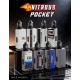 Authentic MECHVAPE X Nitrous Pocket 80W Box Mod Starter Kit - VHS Dynamics PEEK, VW 5~80W, 1 x 18650