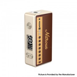 Authentic MECHVAPE X Nitrous Pocket 80W Box Mod - Nitro Tone Peek, VW 5~80W, 1 x 18650