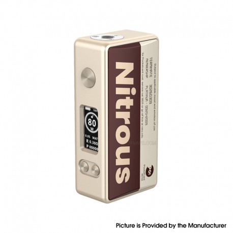 Authentic MECHVAPE X Nitrous Pocket 80W Box Mod - Nitrous Access Peek, VW 5~80W, 1 x 18650