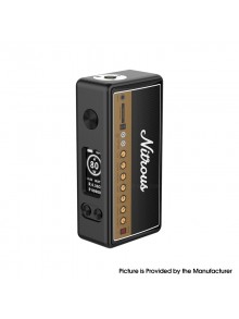 Authentic MECHVAPE X Nitrous Pocket 80W Box Mod - Nitro Tone Black, VW 5~80W, 1 x 18650