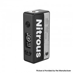 Authentic MECHVAPE X Nitrous Pocket 80W Box Mod - Nitro Access Black, VW 5~80W, 1 x 18650