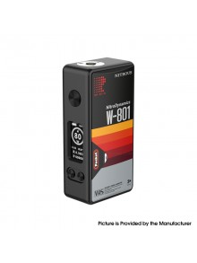 Authentic MECHVAPE X Nitrous Pocket 80W Box Mod - VHS Dynamics Black, VW 5~80W, 1 x 18650
