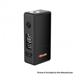 Authentic MECHVAPE X Nitrous Pocket 80W Box Mod - Black, VW 5~80W, 1 x 18650