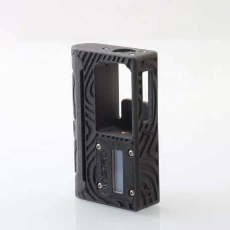 MISSION XV Astro Style DNA 60W Boro Mod - Black Topo, P12 3D Print, VW 1~60W, 1 x 18650, Evolv DNA60 Chipset
