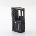 MISSION XV Astro Style DNA 60W Boro Mod - Black Topo, P12 3D Print, VW 1~60W, 1 x 18650, Evolv DNA60 Chipset