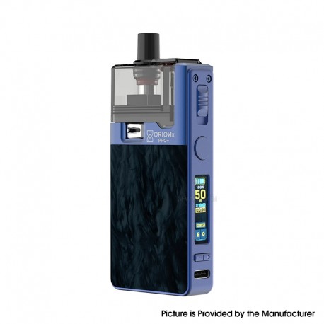 [Ships from Bonded Warehouse] Authentic LVE Orion II Pro Plus 50W Pod Mod Kit - Blue Dark Matter, Standard Pod Cartridge Kit