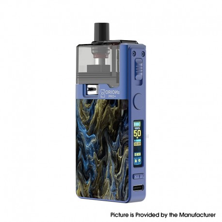 [Ships from Bonded Warehouse] Authentic LVE Orion II Pro Plus 50W Pod Mod Kit - Blue Azure Goldstorm, Standard Pod Cartridge Kit
