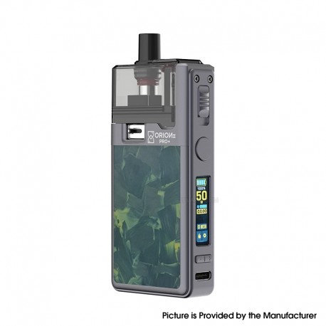 [Ships from Bonded Warehouse] Authentic LVE Orion II Pro Plus 50W Pod Mod Kit - Gray Amber Shard, Standard Pod Cartridge Kit