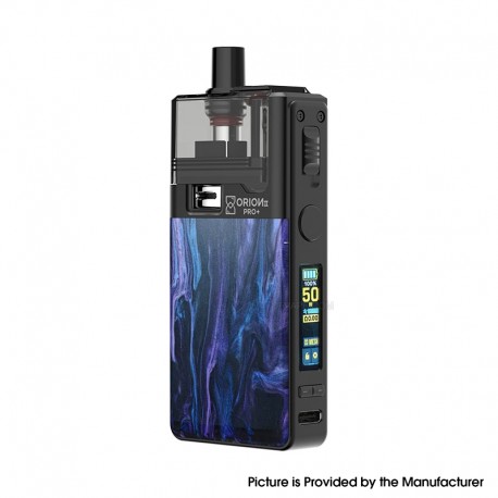 [Ships from Bonded Warehouse] Authentic LVE Orion II Pro Plus 50W Pod Mod Kit - Black Nebula Mirage, Standard Pod Cartridge Kit