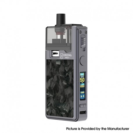 [Ships from Bonded Warehouse] Authentic LVE Orion II Pro Plus 50W Pod Mod Kit - Gray Forged Carbon, RBA RBA Kit