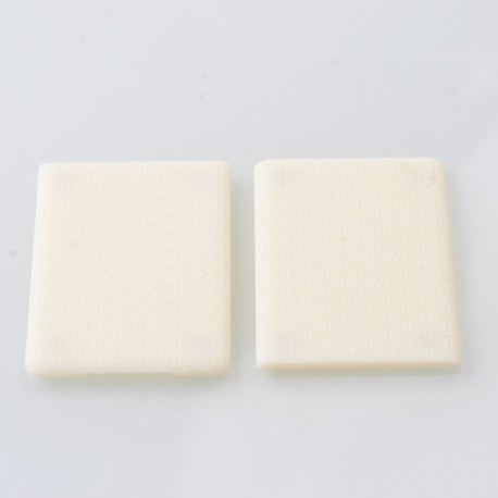 RekaVape Replacement Cover Panel Plate for LVE Orion 2 II / LVE Orion 2 II Pro Pod System - Beige, Moyard Pattern, POM (2 PCS)