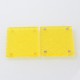 RekaVape Replacement Cover Panel Plate for LVE Orion 2 II / Orion 2 II Pro Pod - Yellow, Monarchy Pattern, Acrylic (2 PCS)