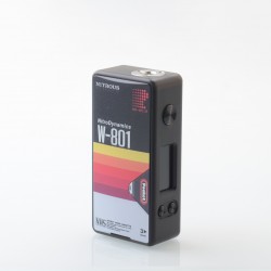 Authentic MECHVAPE X Nitrous Pocket 80W Box Mod - VHS Dynamics Black, VW 5~80W, 1 x 18650
