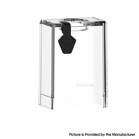 Authentic Thunder Cloud X Monarchy iDot RBA Replacement Clear Tank Tube - Translucent, PCTG