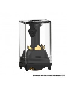 Authentic Thunder Cloud iDot RBA Tank Kit for dotAIO - Gold Black, 316SS LE, 3.8ml, 6 x Pins 3.7 / 3.0 / 2.6 / 2.0 / 1.5 / 1.0mm