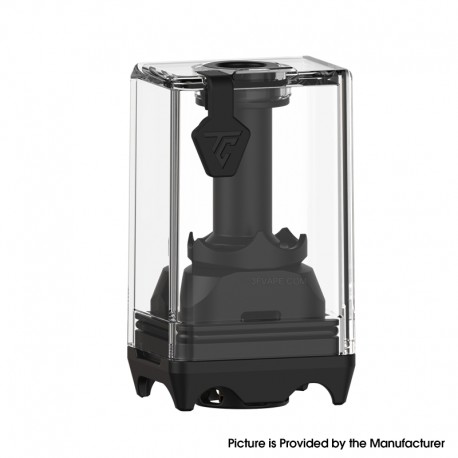 Authentic Thunder Cloud iDot RBA Tank Kit for dotAIO platform - Matte Black, 3.8ml, 6 x Pins 3.7 / 3.0 / 2.6 / 2.0 / 1.5 / 1.0mm